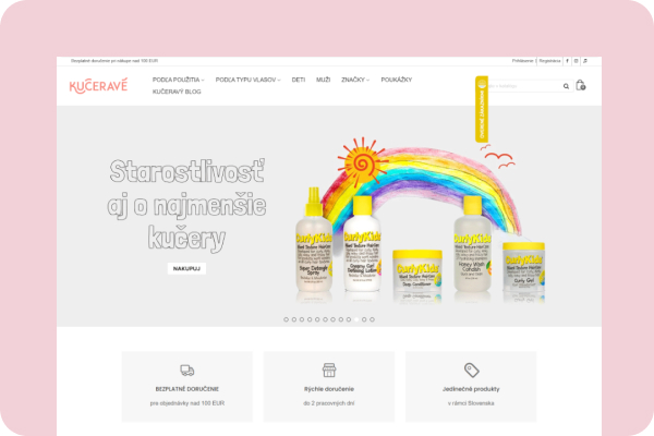 Old online store design